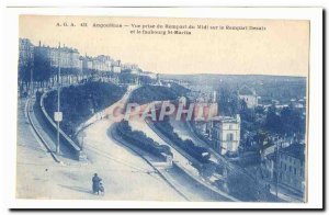 Angouleme Old Postcard View from the ramparts on the south wall Desaix and th...