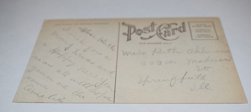 Ring Christmas Peace and Joy Oh Bells Postcard