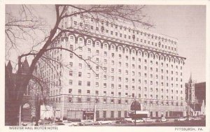 Pennsylvania Pittsburgh Free Parking For Room Guests Webster Hall Motor Hotel