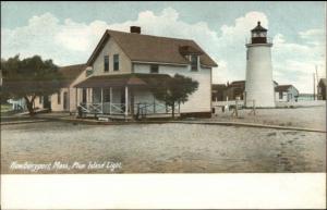 Newburyport MA Plum Island Lighthouse c1910 Postcard Version #3