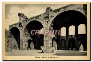 Italy Italia Roma Old Postcard Basilica di Massenzio