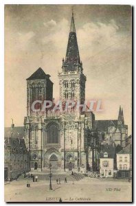 Old postcard Lisieux La Cathedrale