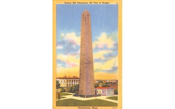 Bunker Hill Monument in Charlestown, Massachusetts