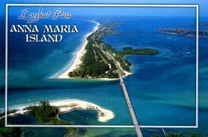 FL - Anna Maria Island. Longboat Pass, Aerial View