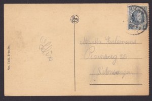 BELGIUM, Postcard, Dinant, Place d'Albeau, RPPC, Posted