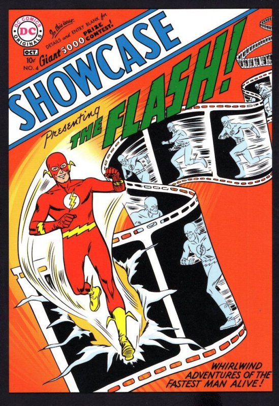 The Flash Showcase Comic DC Book Issue 4 Art Postcard