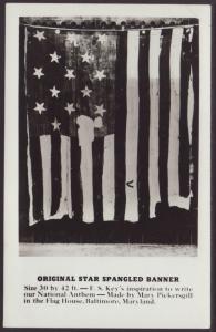 Original Star Spangled Banner,Fort McHenry Flag Postcard