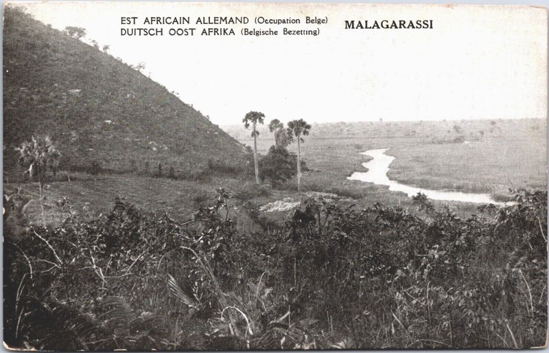 Tanzania German East Africa Malagarasi River Vintage Postcard 09.01 