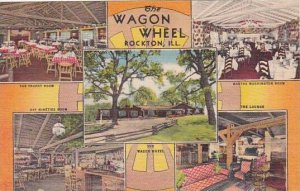 Illinois Rockton The Wagon Wheel Multipl 1957
