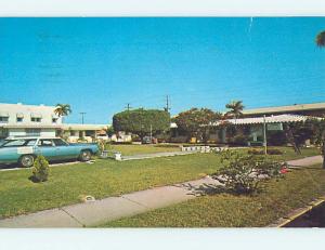 Pre-1980 OLD CARS & LA BELLE MOTEL Hollywood Florida FL M2547