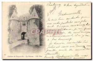 Old Postcard Chateau de Nacqueville The postern