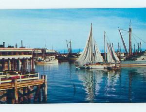 Pre-1980 HARBOR SCENE Monterey California CA hp7445