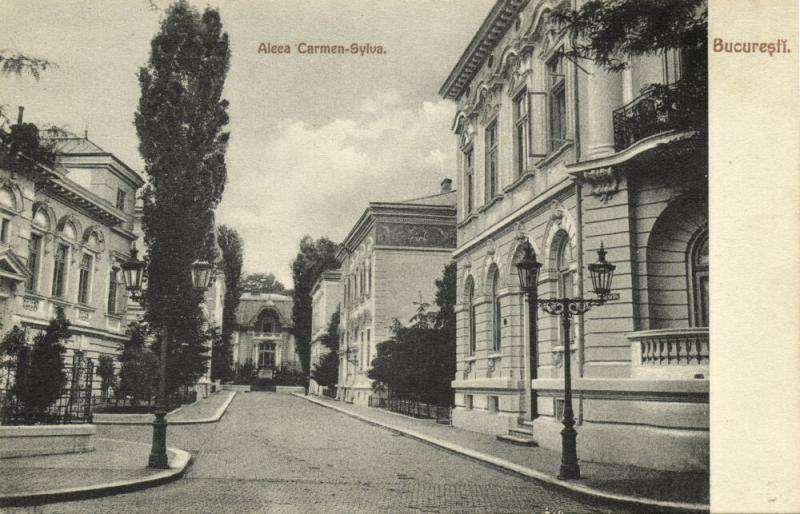 romania, BUCHAREST BUCURESTI, Aleea Carmen-Sylva (1910s)