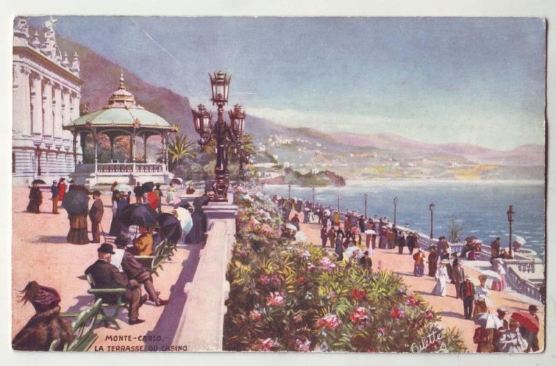 P122 JLs tucks postcard oilette monte carlo terrssse casino