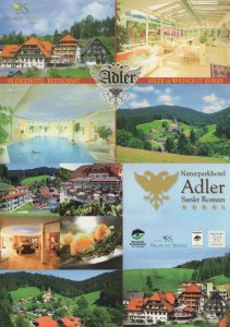 Silence Hotel Restaurant Adler In Wolfach Roman German 2x Postcard