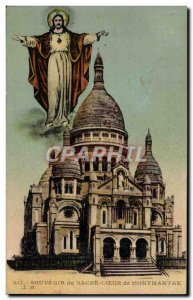 Old Postcard Paris Sacre Coeur Montmrtre