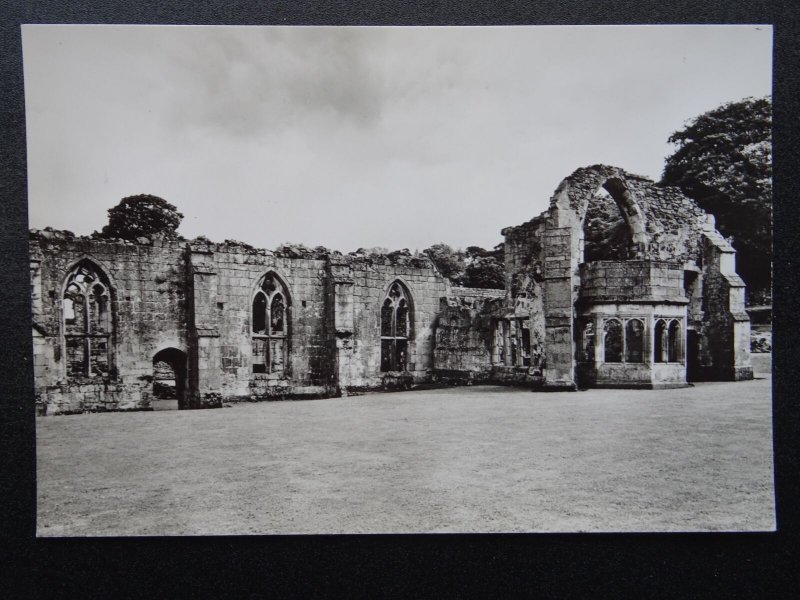 Shropshire 3 x HAUGHMOND ABBEY c1964 RP Postcard & Leaflet by Ministry of Works