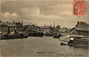 CPA CHAUNY Le Port (863078)