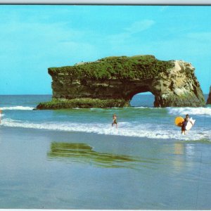 c1970s Santa Cruz CA Geological Natural Bridge Beach Rock Formation Surfing A331