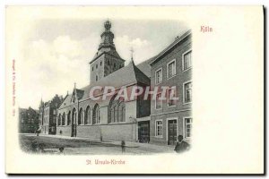 Postcard Old Koln St Ursula Kirche