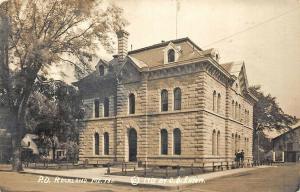 Rockland ME Post Office Eastern Illustrating Publisher Real Photo Postcard