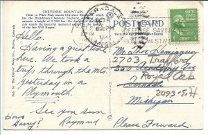 Colorado Springs, CO - Cheyenne Mountain - 1941