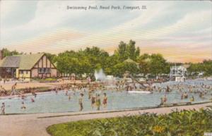 Illinois Freeport Swimming Pool Read Park Curteich