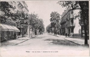 CPA vichy rue de paris, prospect station (1157213) 