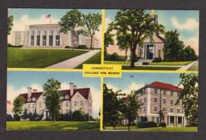 CONNECTICUT CT NEW LONDON College for Women Postcard