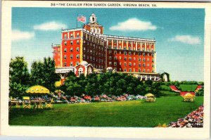 Postcard HOTEL SCENE Virginia Beach Virginia VA AK4883