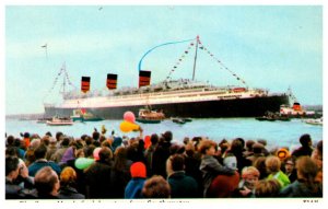 Queen Mary's final departure from Southampton