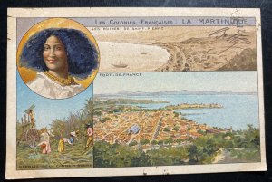 Mint Picture Postcard French Colonies The Antilles Martinique