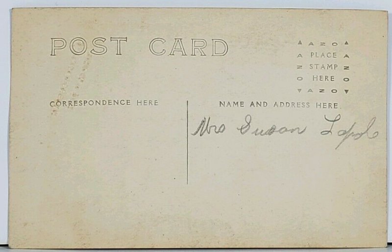 RPPC Susan Lapole & Man c1915 Hiedwohl Studio Hagerstown Md Postcard K2