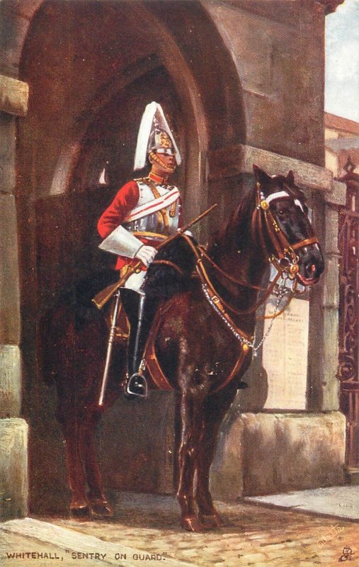 British military guards uniform life guard sentry helm armour London Whitehall