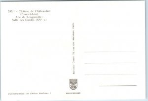 Postcard - Aile de Longueville, Salle des Gardes - Château de Châteaudun, France