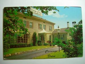 1960's Carriage Drive Restaurant Hamden Connecticut CT Postcard y8136