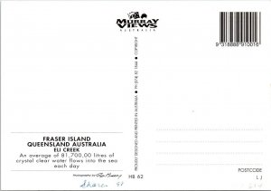 2~4X6 Postcards Fraser Island, Australia  RAINBOW~BEACH FISHING~ELI CREEK