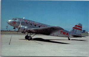 Douglas Historical Foundation, TWA Douglas DC-2 Postcard J07