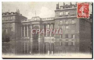 Flood of Paris Old Postcard January 1910 The chamber of deputies