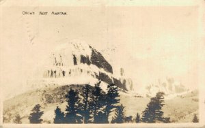 Canada Crows Nest Mountain RPPC Vintage Postcard 07.14