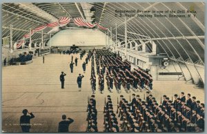 SAMPSON NY US NAVAL TRAINING STATION VINTAGE POSTCARD