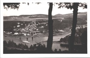 Czech Republic Sázava u Davle Vintage RPPC 09.06