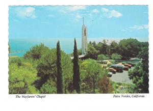 CA Palos Verdes Wayfarers Chapel Lloyd Wright Vntg Postcard