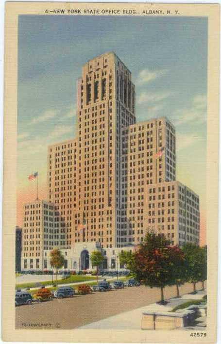 Linen of New York State Office Building Albany NY
