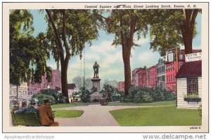 Central Square And Main Street Looking South Keene New Hampshire