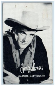 James Arness As Marshall Matt Dillon American Actor Cowboy Exhibit Arcade Card 