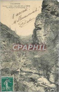 Postcard Old Cantal Vallee de la Cere The Rocks Compiang