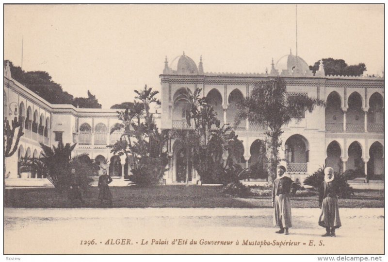 Algier , Le Palais d´Ete du Gouverneur a Mustapha-Superieur ,1900-10s