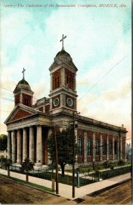 Postcard AL Mobile Cathedral of Immaculate Conception C.1907 A20