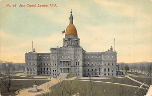 State Capitol View Lansing MI 